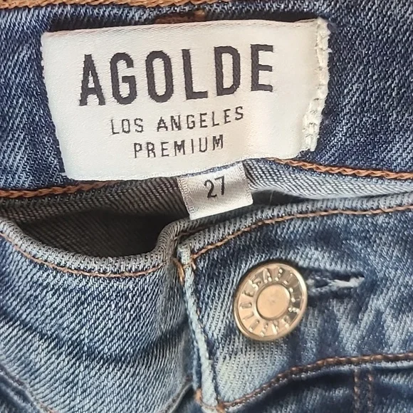 Agolde Sophie High Rise Crop - Picture 8 of 16